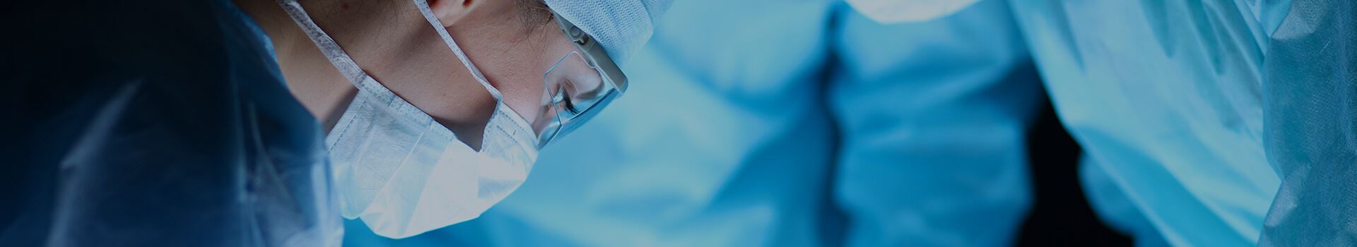 surgeon with mask on